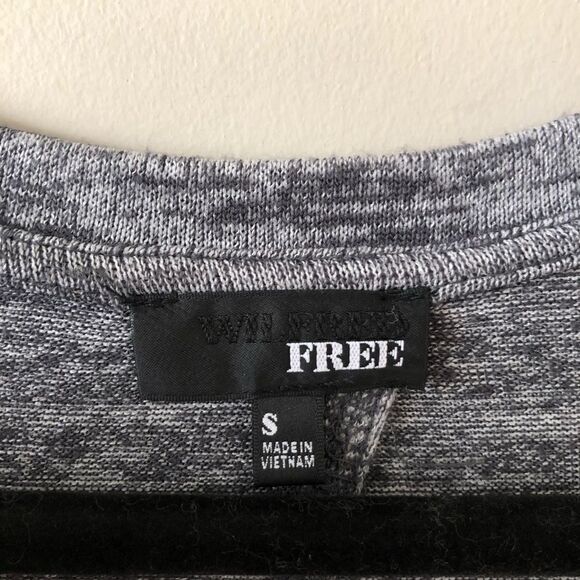 Wilfred Free Heather Grey Long Sleeve Split Back - Picture 7 of 8